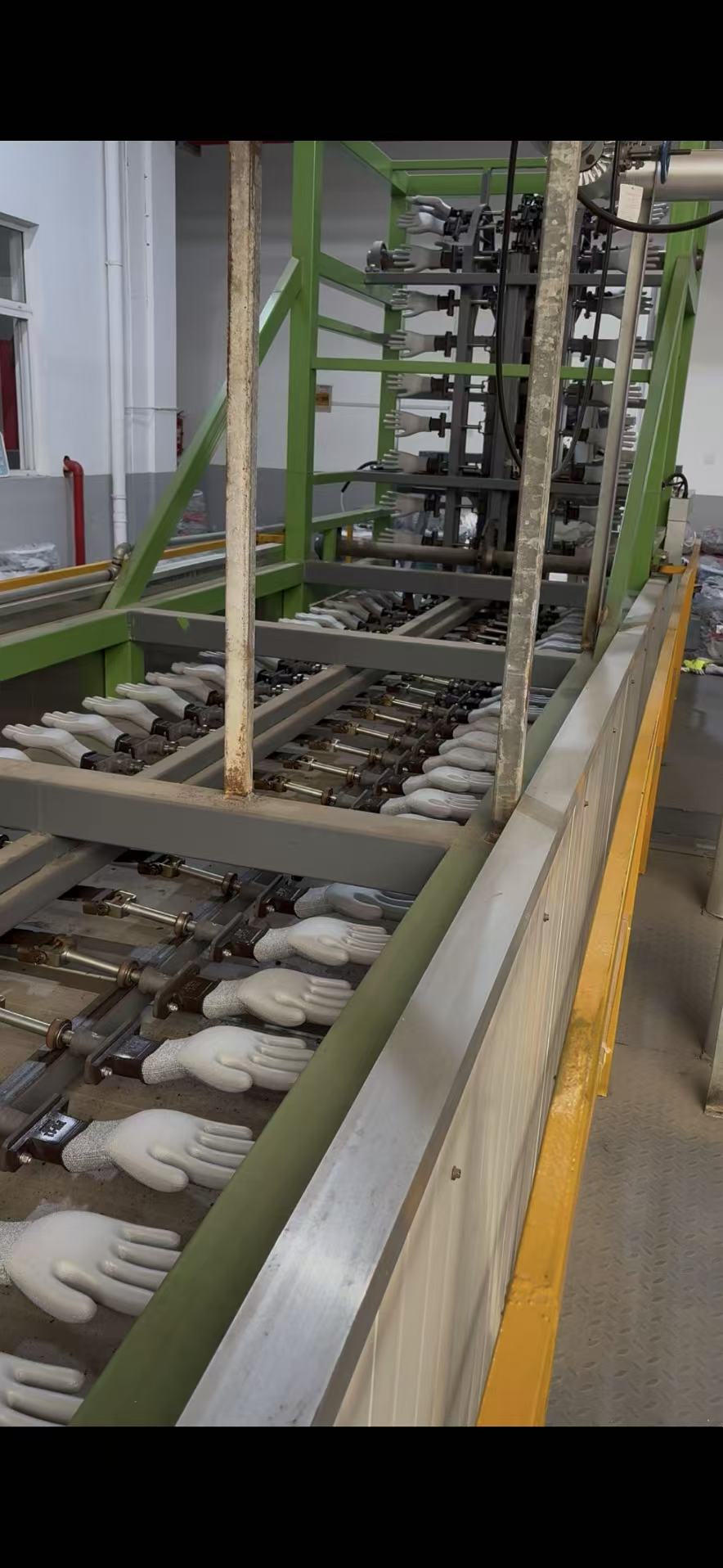 High-throughput glove production